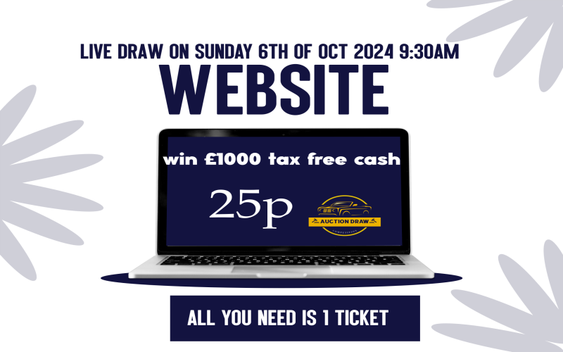 win this £1000 tax free cash all you need is 1 ticket of 25p